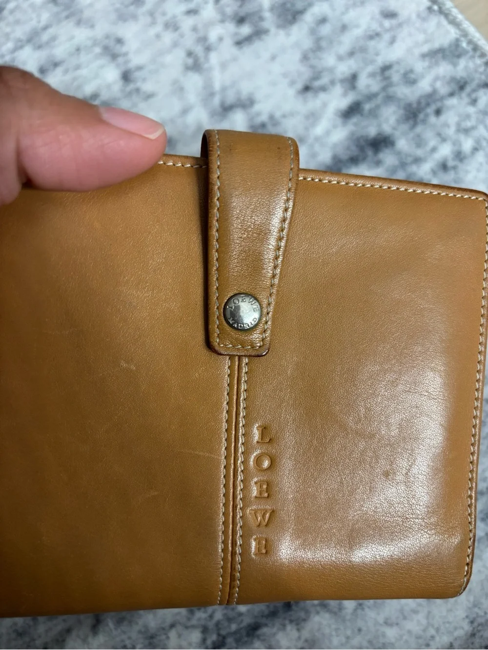 Loewe tan wallet